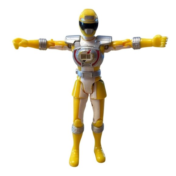 Power Rangers Yellow Ranger Action Figure 1993 Bandai - Picture 1 of 9